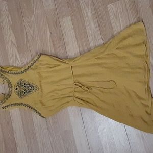 Love Fire Yellow Spring Dress